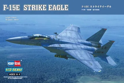 Hobbyboss 80271 F-15E Strike Eagle Fighter Modell im Maßstab 1:72, Sammlerspielzeug, Bausatz aus Kunststoff