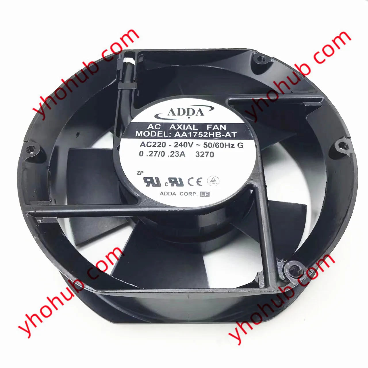 ADDA AA1752HB-AT AC 220-240V 0.27/0.23A 50/60Hz 172x172x51 Server Cooling Fan