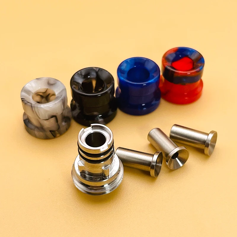 DSX 316ss Resin Mission Never Normal Style Drip Tip für SXK BB / Billet Box Mod Kit Mundstück Vape Zubehör