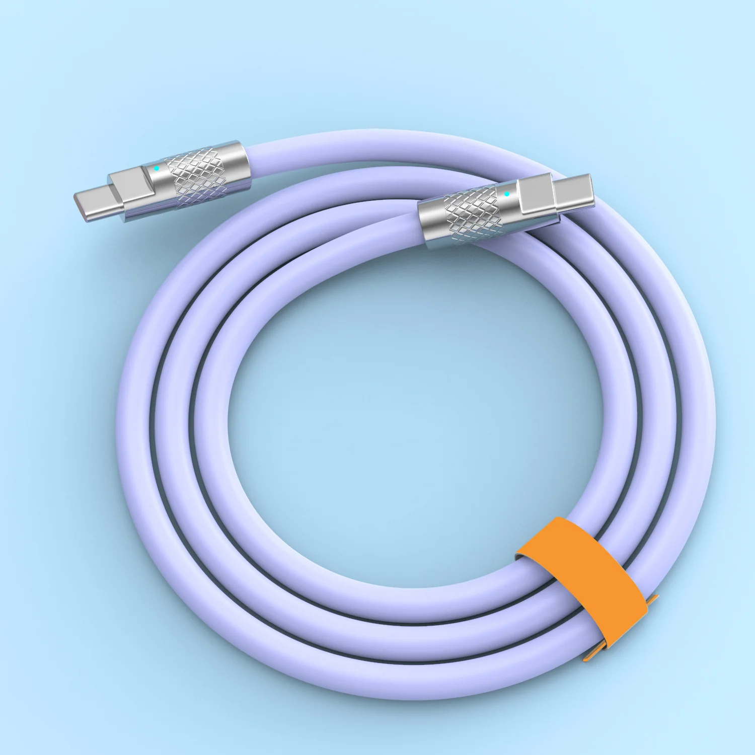 Neues 120W 7A Superschnelles Ladekabel PD Typ C Flüssigsilikon-Kabel 1M 1,5M 2M USB-Kabel USB-C zu C Ladekabel für Xiaomi Huawei
