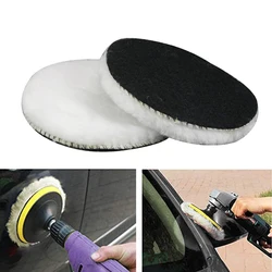 Wool Polishing Pad For Polisher Machine Waxing Polishing Buffing Car Paint Care Polisher Pads For Car Polisher 4/5/6/7Inch