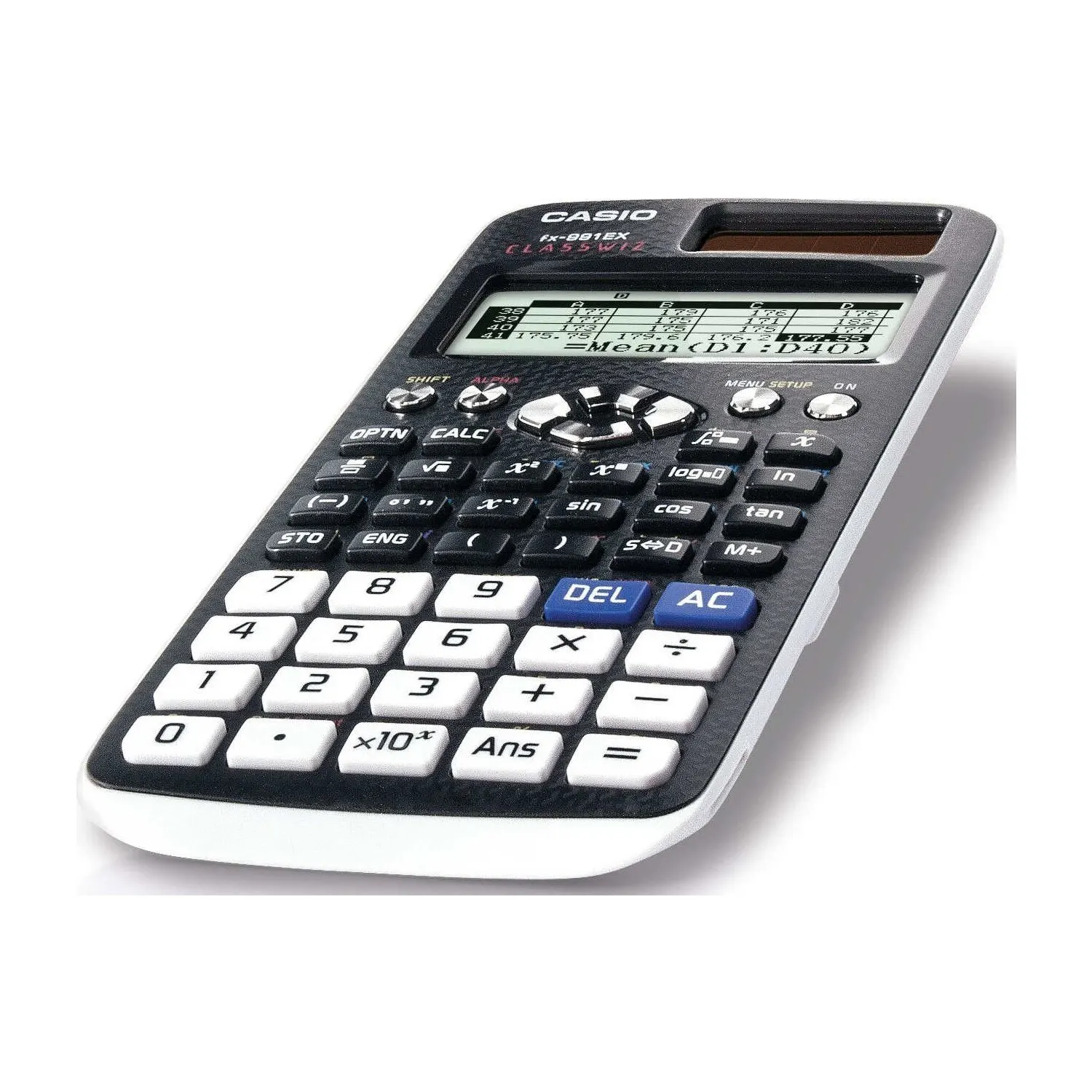 Original CASIO FX-991EX Advanced Scientific Calculator 552 Functions Engineering Students High School Lab Office Solar - Battery