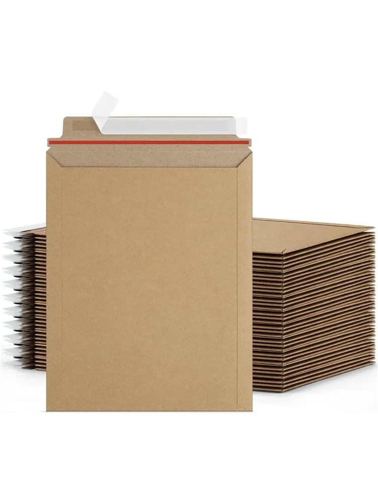 

Rigid Mailers, 7x9 Inch, 3600 Pack, Kraft Brown Cardboard Shipping Envelopes for Photo & Document, Self Seal