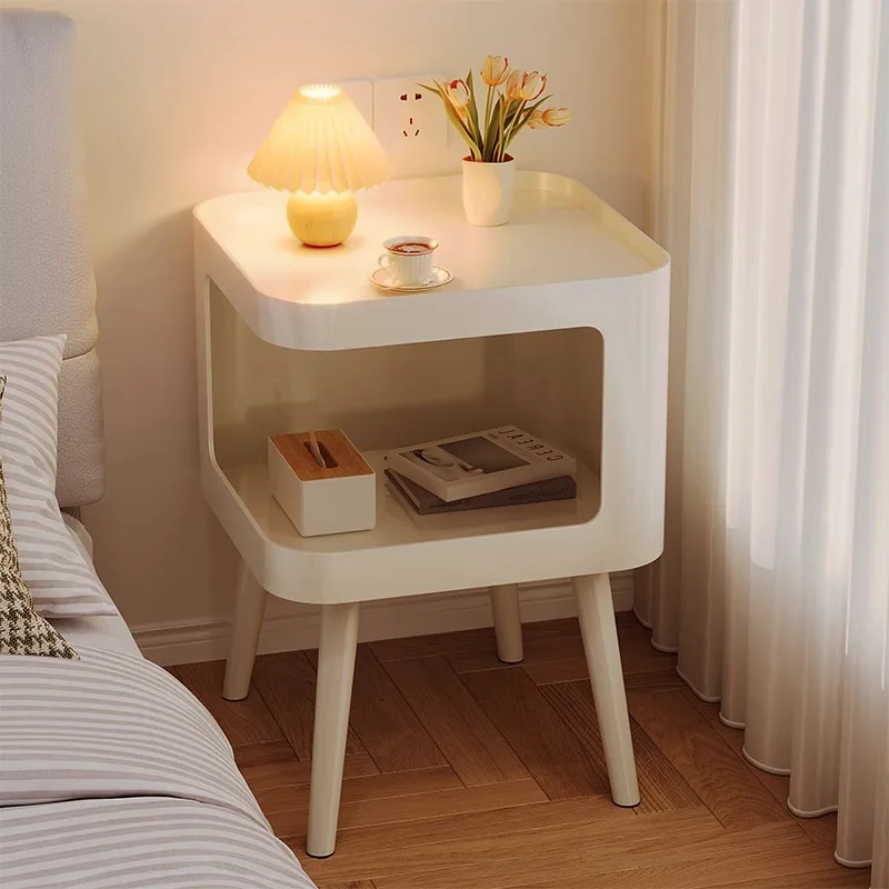 

Cream wind sofa side cabinet modern simple living room wrought iron bedside table creative bedside foreign trade cross-border mo