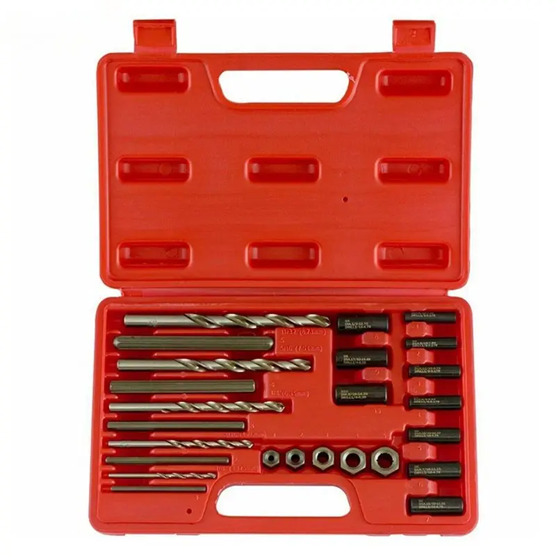 

【CHRISTMAS 】Screw Extractor Set(25Pcs)- For Removing Forged For Screws And Bolts Easy Access Tool Included Broken
