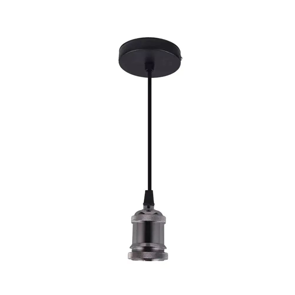 

2 Pcs Pendant Lamp Ceiling Light Base Lights Chandelier Fitting Holder Wrought Iron