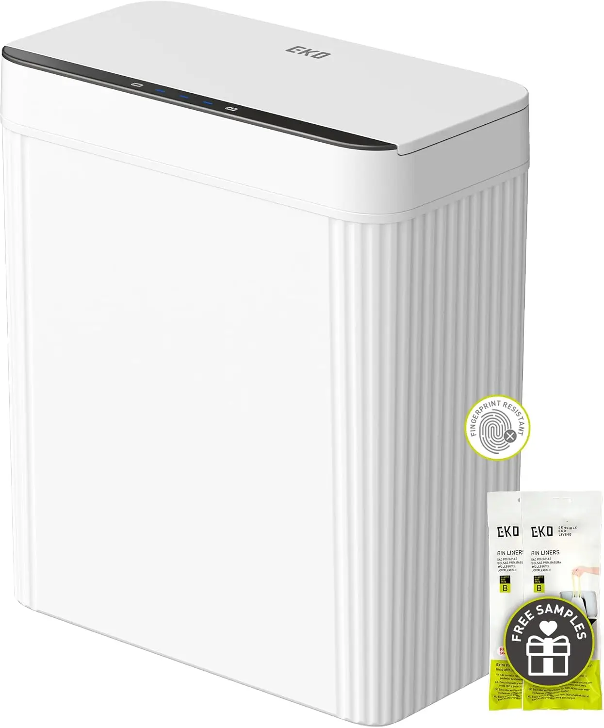 

Brio 10L/2.6 Gallon Motion Sensor Trash Can, Automatic Touchless Bathroom Garbage Bin, Waterproof Smart Trash Can for Kitchen