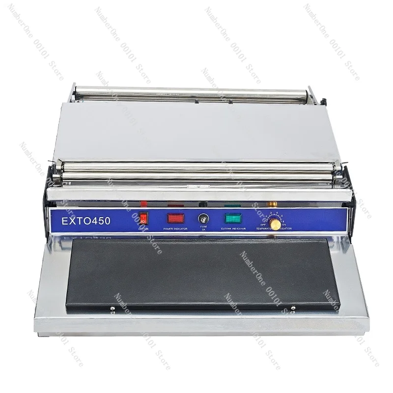 

450 Plastic Wrap Sealing and Cutting Machine Fully Automatic Plastic Wrap Packaging Machine
