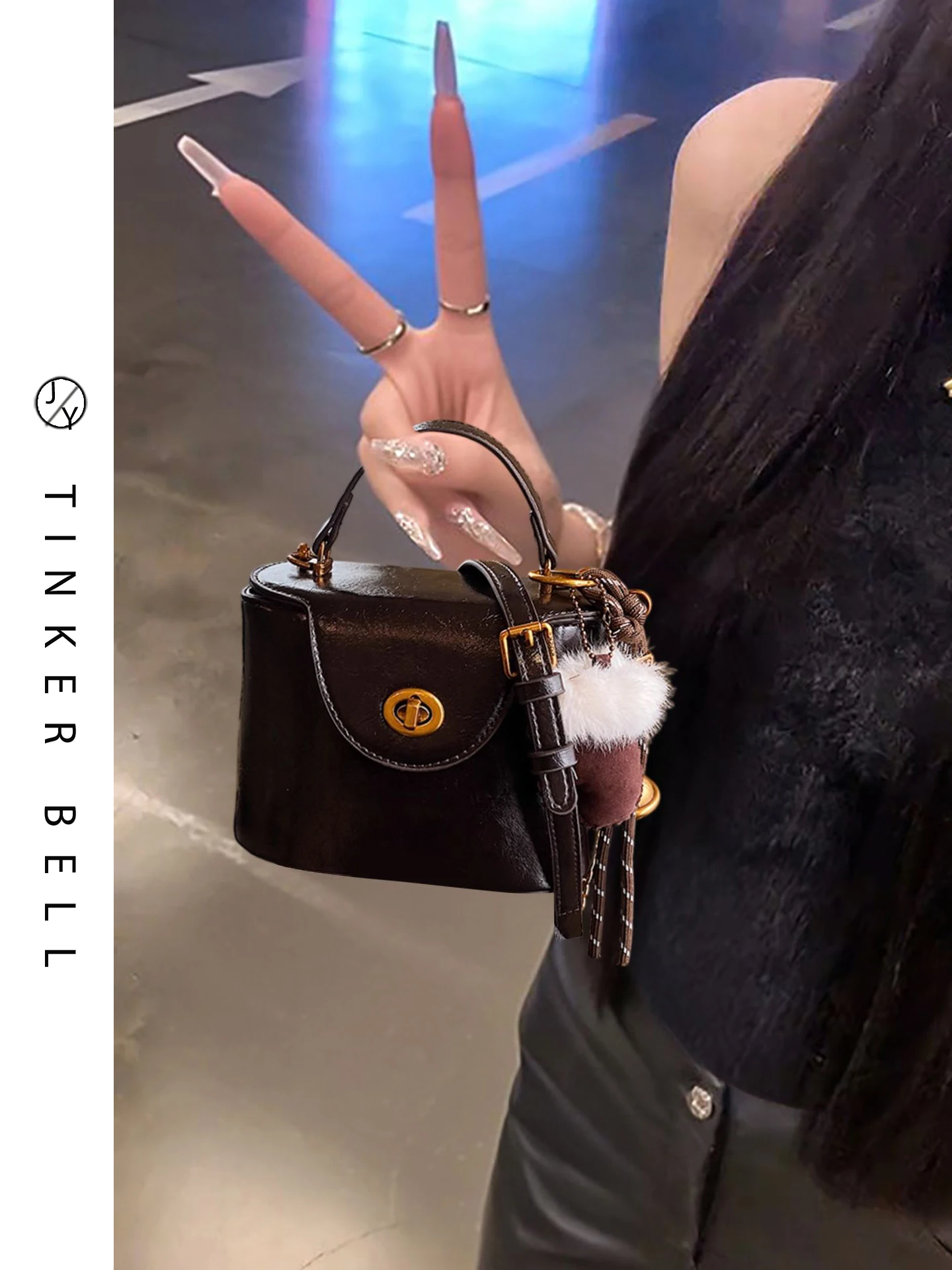 

Retro Beau Box Bag Women's 2025 New Lightweight Luxury Small High-End Feeling Outdoor Miscellaneous Small Carry-On Bag for ...