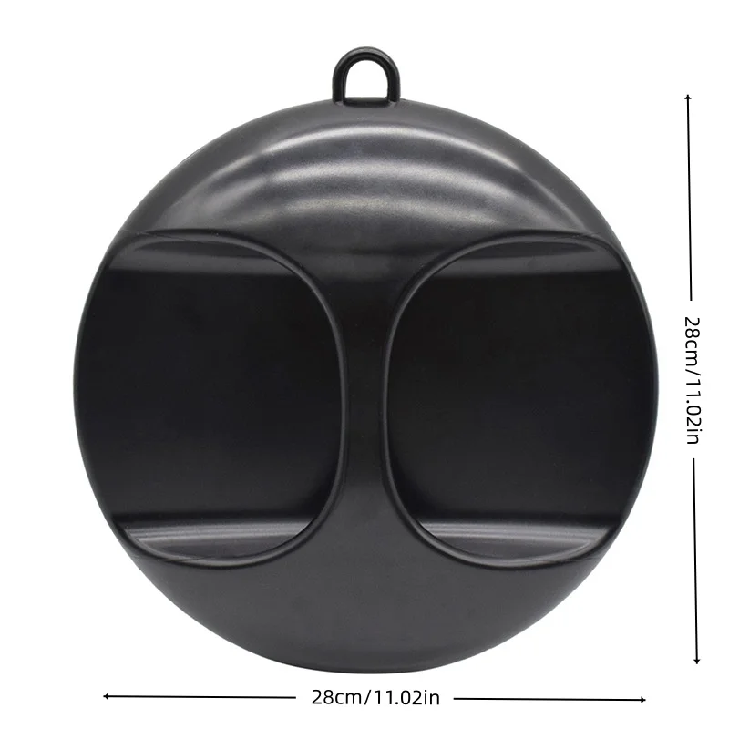 Round HD Wall Hanging Makeup Mirror, Salon Barber Handheld Back View Mirror for Hair Styling, Gift for Mother's Day Wedding Vale