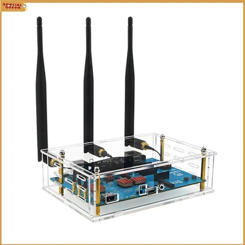 

A69Z для Banana Pi Openwrt One защитный чехол Forbanana Pi Openwrt One акриловый чехол может быть доступна внешняя антенна