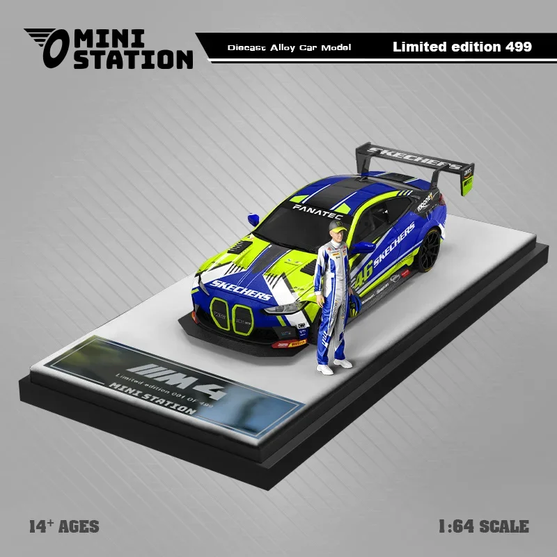 Mini Station 1:64 M4 Rossi\'s Racing Diecast Model Car