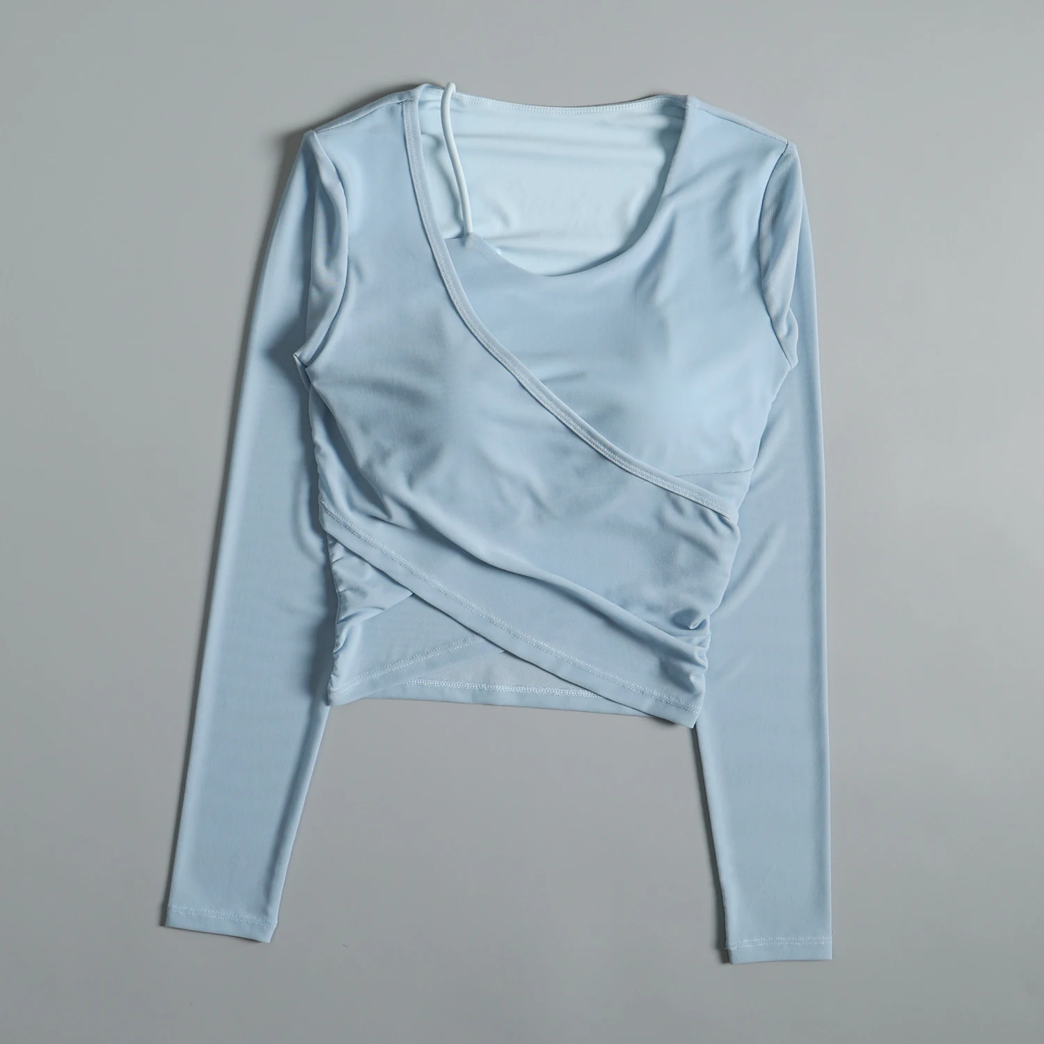 ملابس يوجا جديدة للسيدات بأكمام طويلة للتدريب على الجري عالية المظهر لخريف 2025 ملابس رياضية ضيقة للتخسيس واللياقة البدنية #1