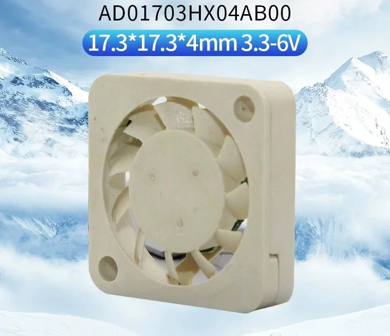 1PCS ADDA AD01703HX04AB00 1704 1.7cm Micro heat dissipation fan  3.3V 0.10A