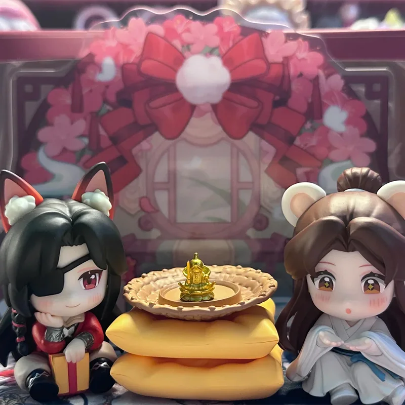 Heaven Officials Blessing Anime Figture Xie Lian Hua Cheng Novel Periphery Mini Character Model Doll Ornament Collect Toy Gift