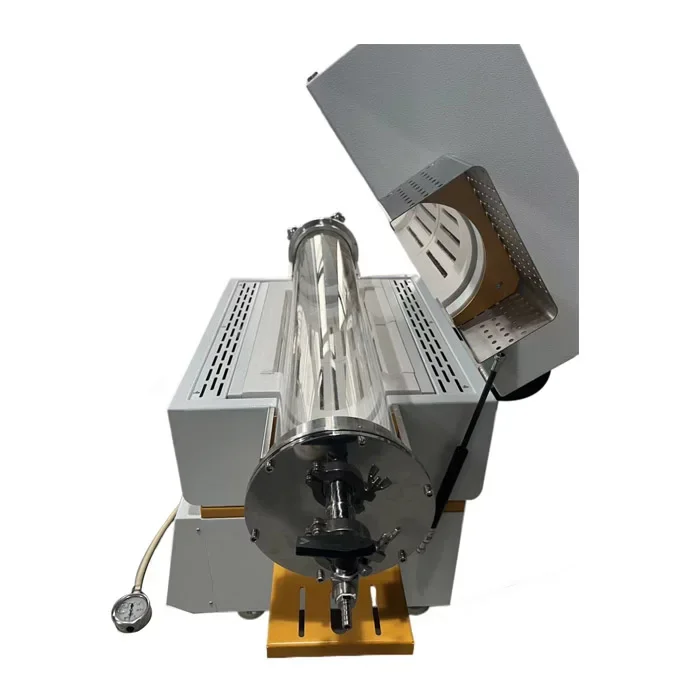 Lab Tube Furnace Phase Electric 1200C Vacuum Tubular Furnace with Small Quartz Tube