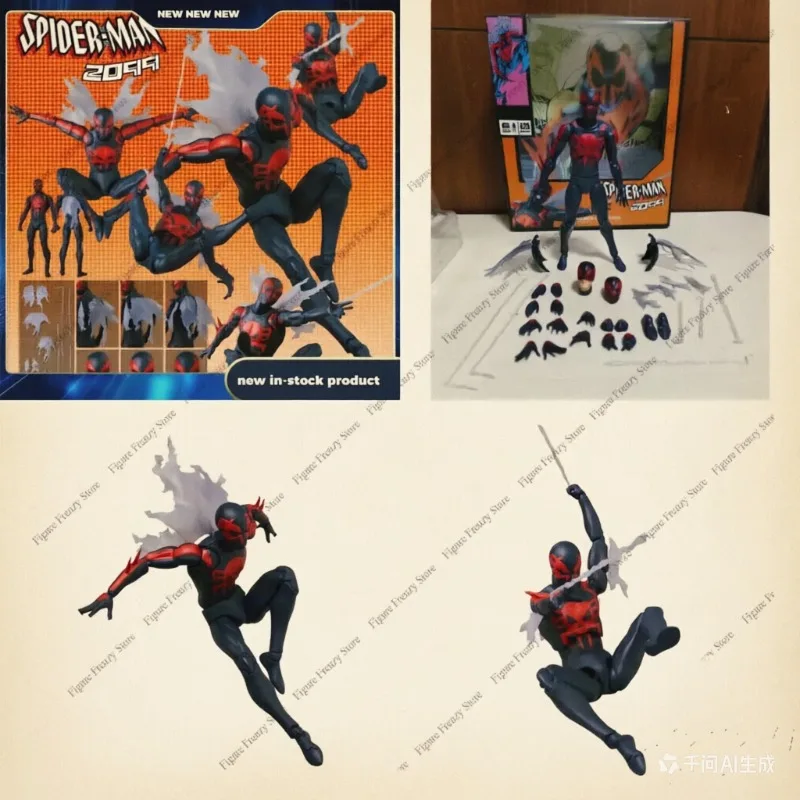 

Специальное предложение: Новая коллекционная фигурка Spir Man 2099 (комикс-версия) в масштабе 1/12 (6 дюймов) с подвижными суставами