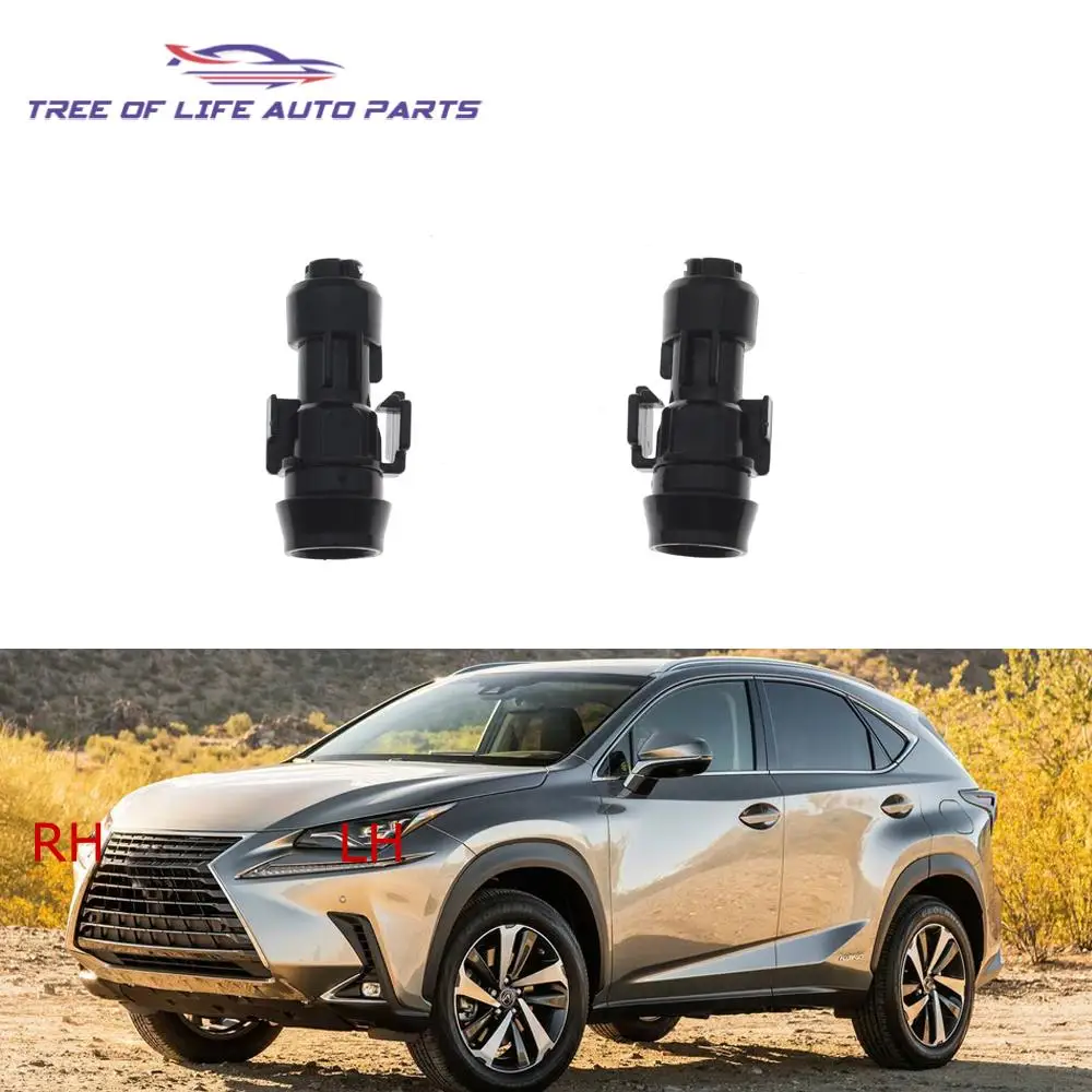 85208-78040 85207-78040 Front Headlight Washer Nozzle Head Spray Jet For Lexus NX NX200T NX300H NX300 2017 2018 2019 2020 2021