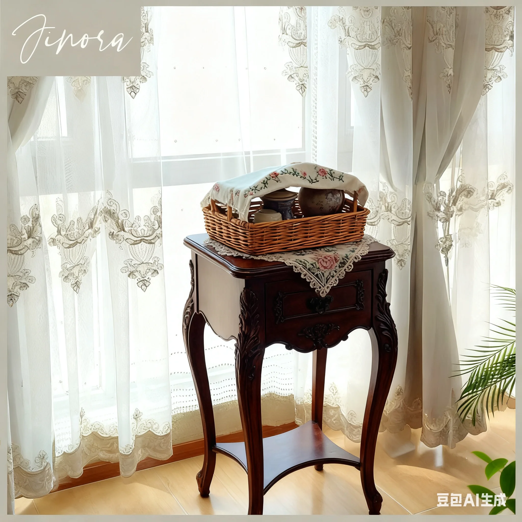 Curtains For Living Room Bedroom Dining Study Romantic Luxury WarmColors CustomSize Grace Decor Tulle French Court Lace Blackout