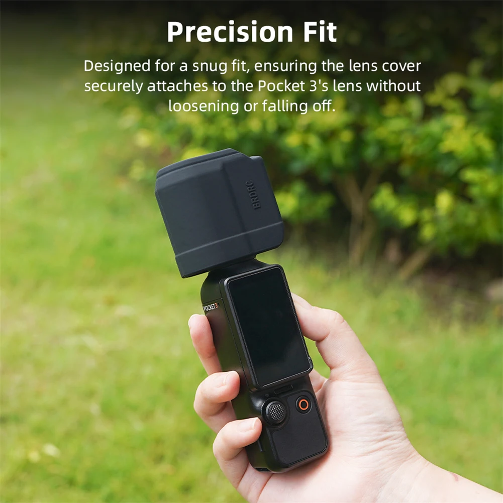 Camera Lens Protector Cap Cover, Screen Protective Silicone Case, Acessórios Anti-Scratch, Compatível para Pocket 3 Gimbal