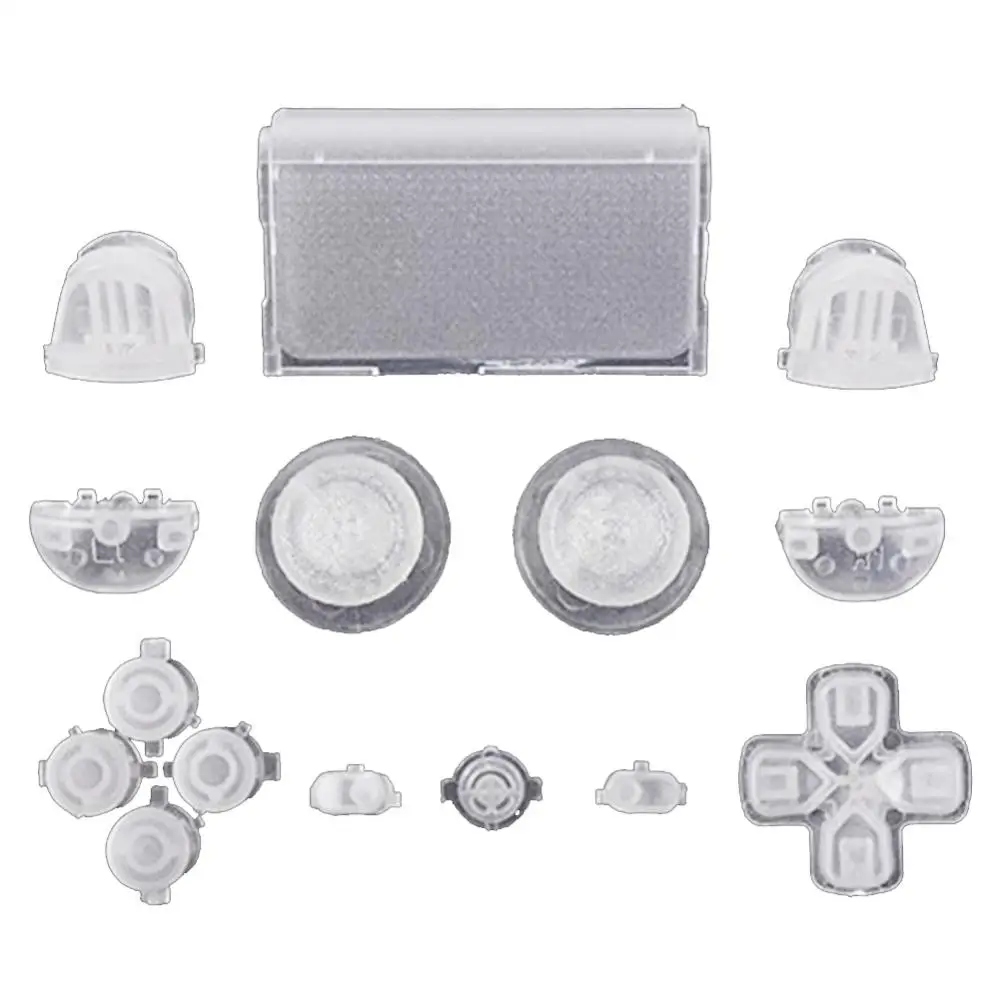 Full Set Glow in the Dark Buttons Cap Replacement Parts for PS4 Controller Round Game Joystick Mobile Phone Rocker For