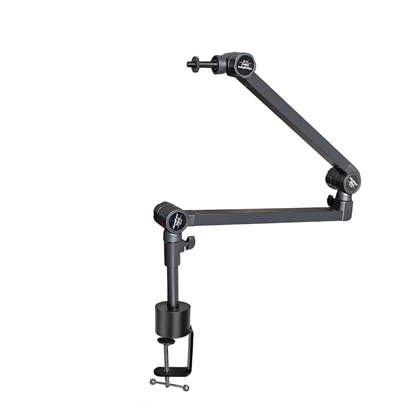 Desktop Live Streaming Microphone Mechanical Arm Stand Heavy Duty High Load Capacity Condenser Handheld Microphone Stand