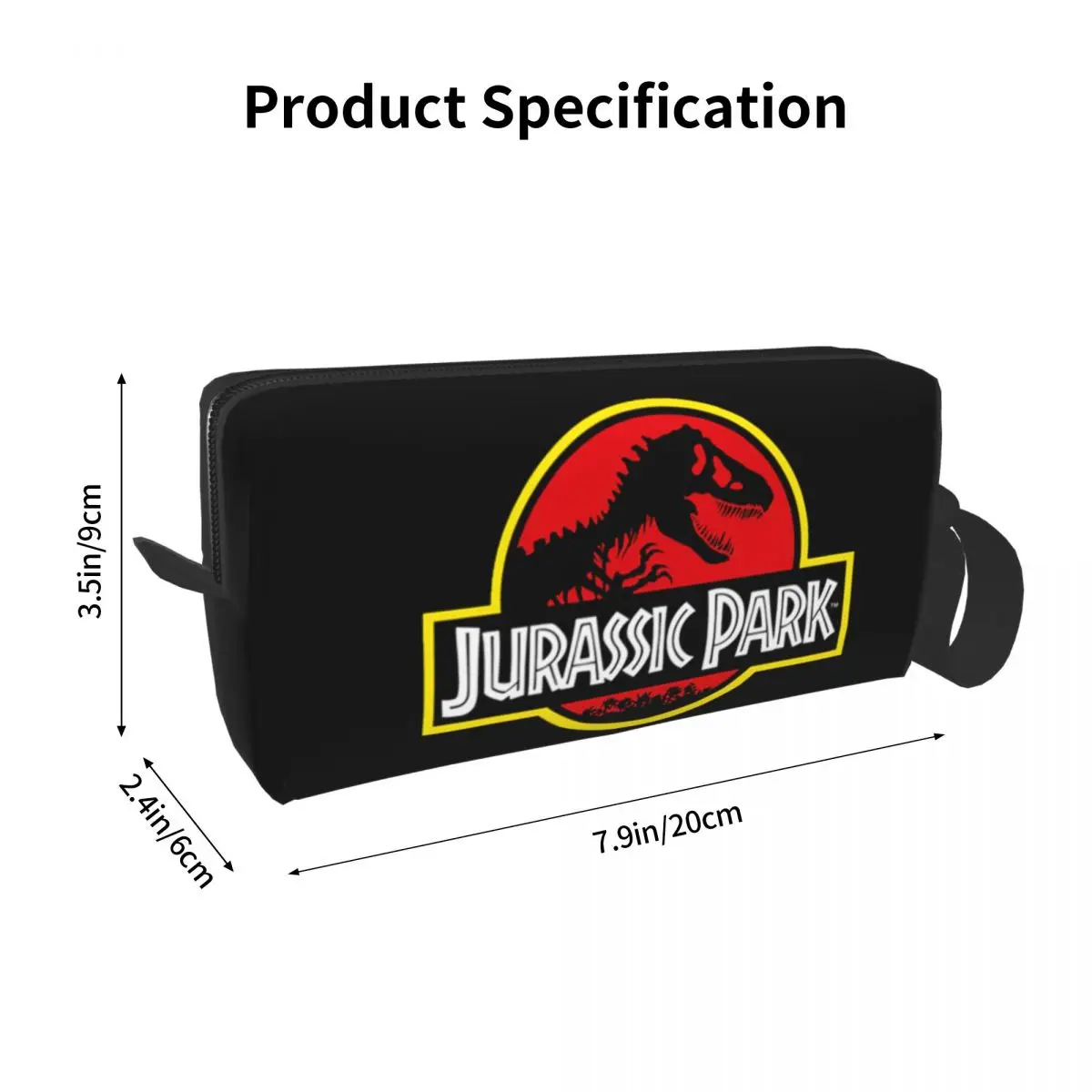 Custom Jurassics Park Toiletry Bag Women Dinosaur World Cosmetic Makeup Organizer Ladies Beauty Storage Dopp Kit Case