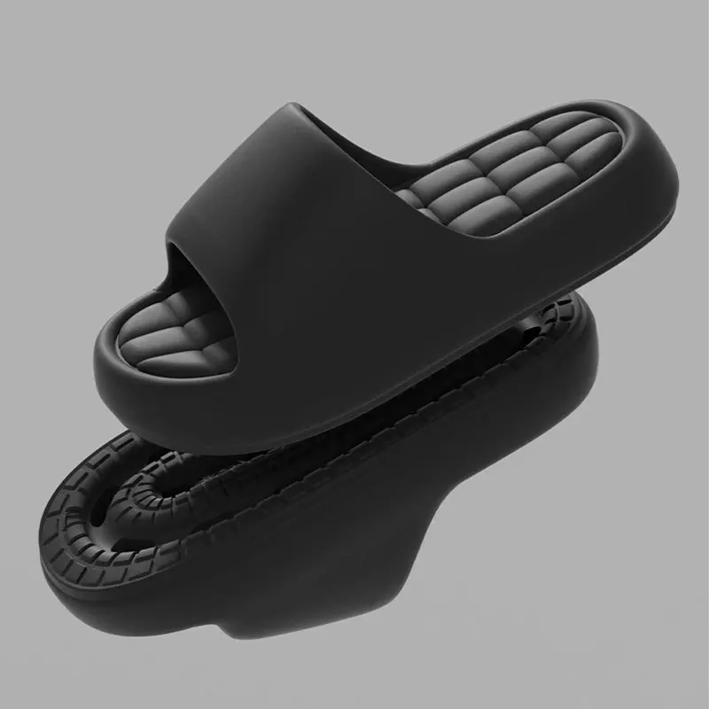 

Summer Cool Lightweight Women's Slippers Casual Indoor Soft Sole Comfy Bathroom Beach Men's Fashion Home Non-slip Couples Shoes