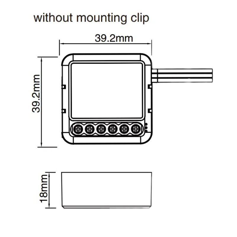 Tuya Zigbee on/off switch 1/2/3/4 way MINI dual control concealed switch modification intelligent life APP