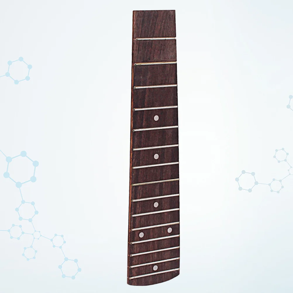 لوحة أصابع ممتازة من خشب الورد للحفلات الموسيقية بديلة لملحقات جيتار هاواي مقاس 21 بوصة متينة ومقاومة للاهتراء #3