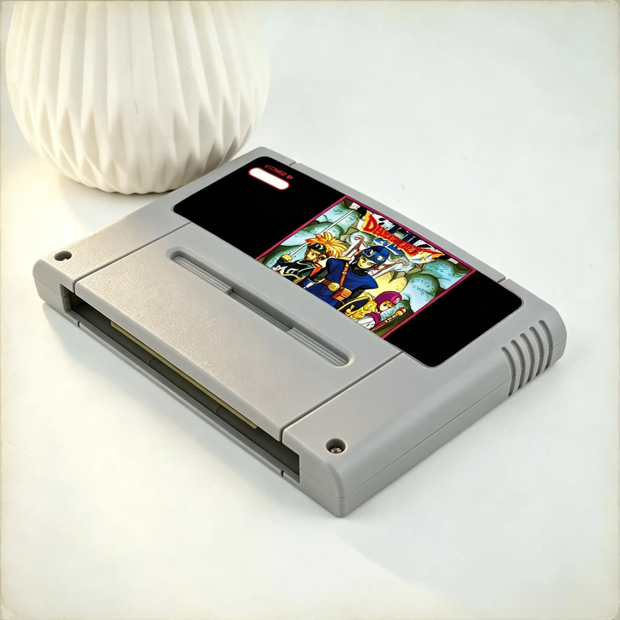 Nostalgic 13 Dragon Quest I&II Grey Durable Case Action Game Cartridge For SNES PAL NTSC Video Game Console Plug And Play