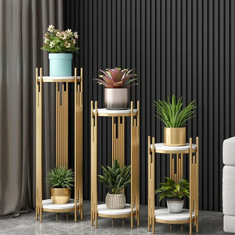 Plant Stand Indoor Flower Shelf Stylish Planter Rack for Balcony and Garden Storage Organizer for Display Decorative Plant