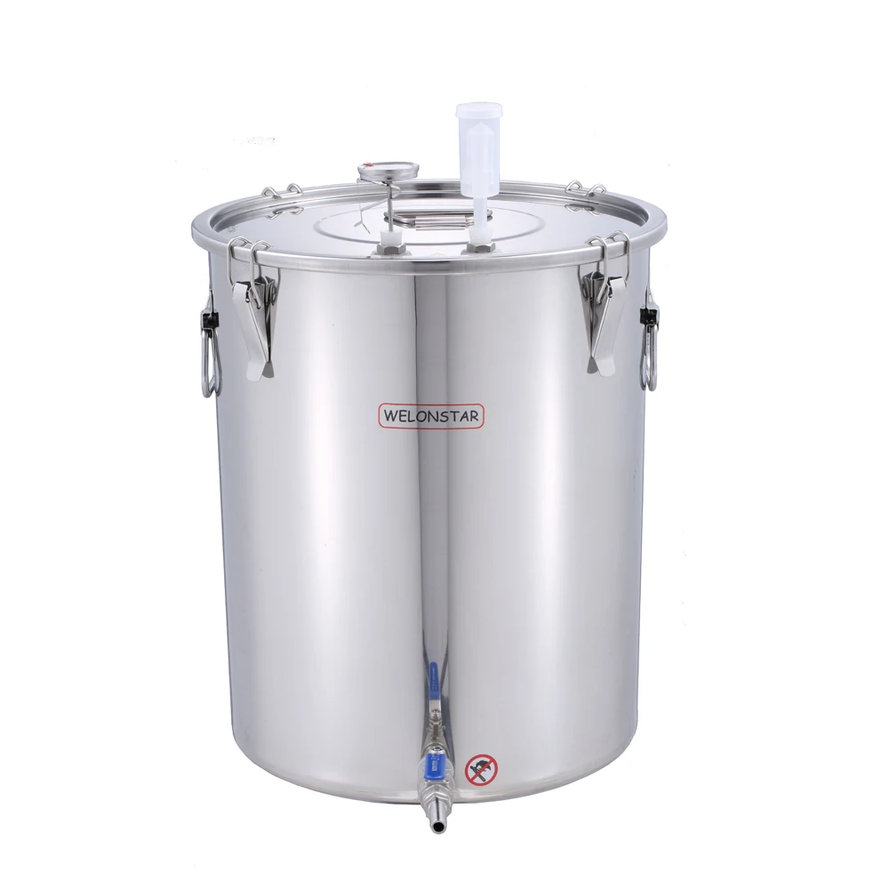 Home brewing  boiling kettle fermentation tank Multi-functional brewing pot Beer brewery 60 liters