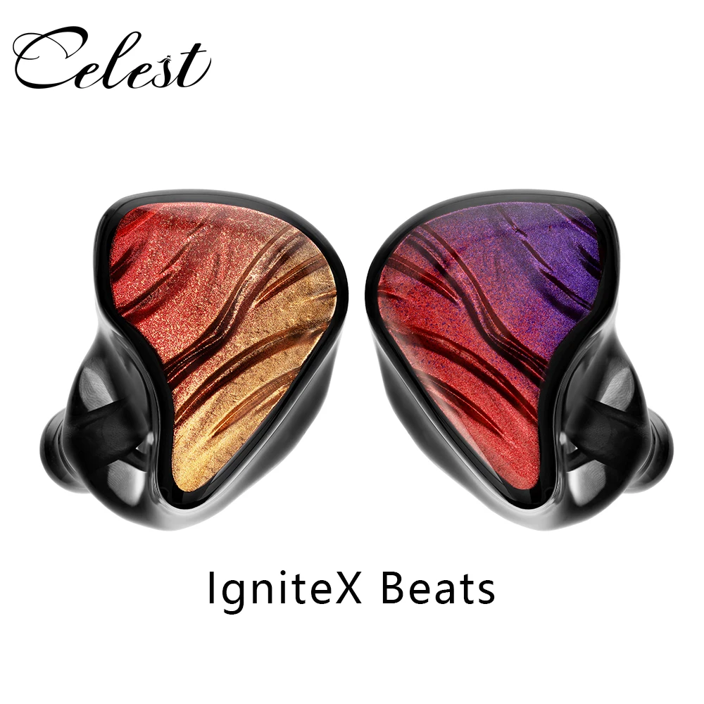 

Celest IgniteX Beats 1DD+1BA Hybrid Dual Driver In-Ear Earphones 3.5mm Type-C With Detachable Boom MIC Cable Audio Headset