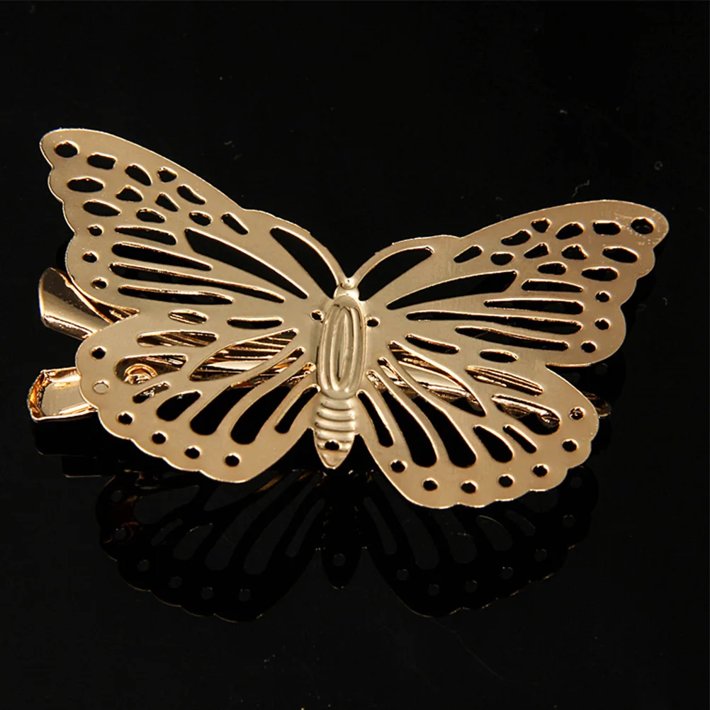 

10pcs Hollow Butterfly Hair Clips Elegant Design for Girls Fashion Accessories Wedding Party Festival Gifts Hairpin