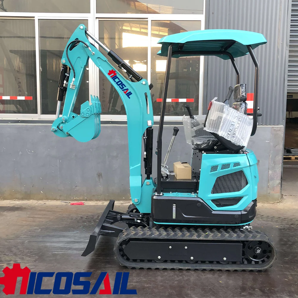 

1.8T Mini Excavator for Farm Garden Trenching Digging Fence Line Drilling Yard Leveling Easy Maneuver Efficient Work