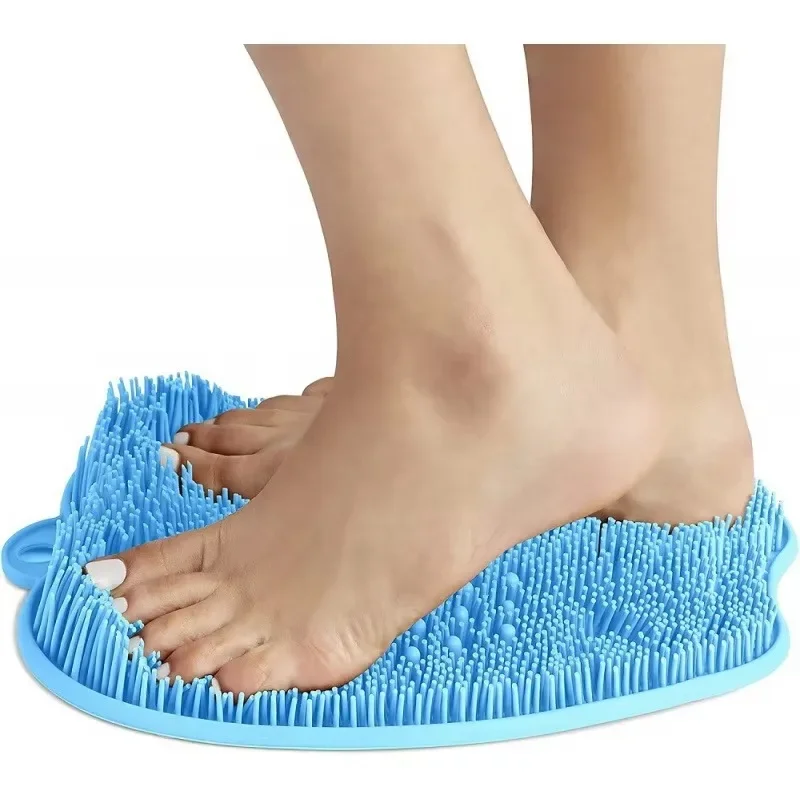 

Shower Foot Massager Scrubber - Improves Foot Circulation & Reduces Foot Pain - Soothes Tired Achy Feet and Scrubs Feet Clean