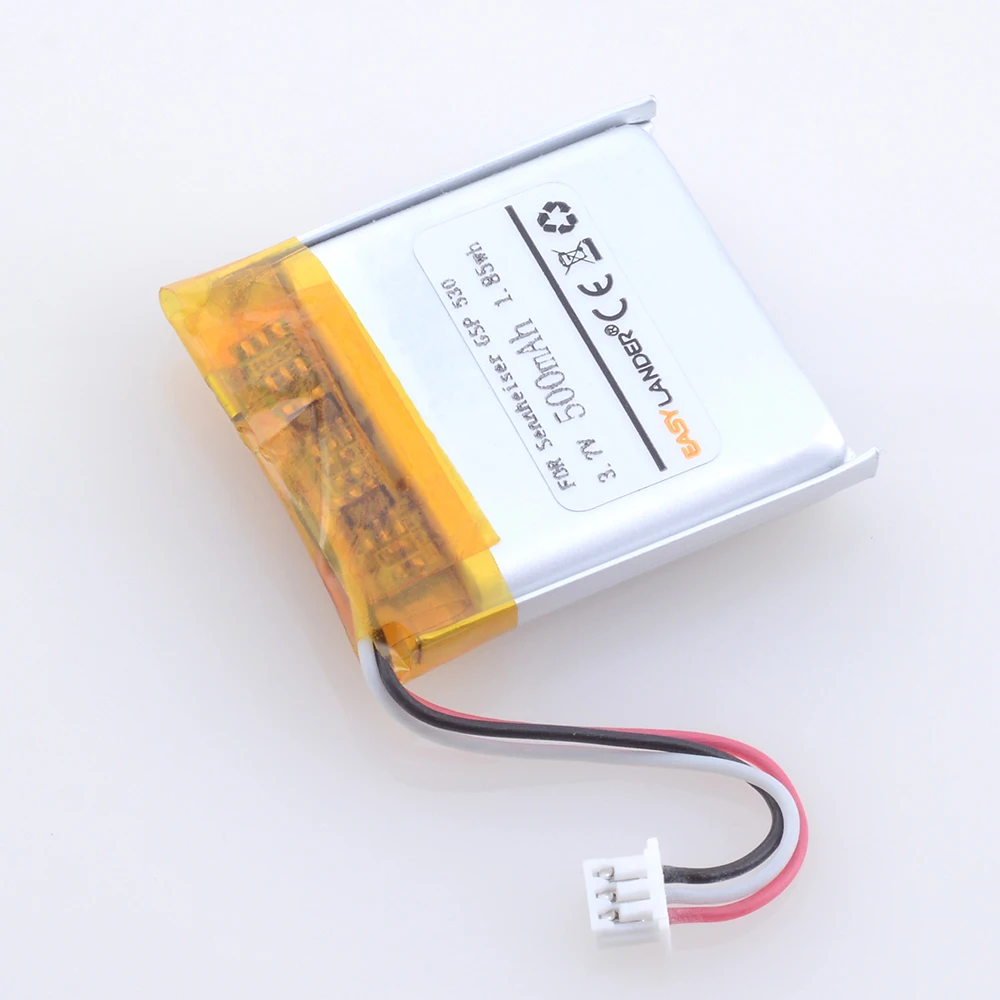 Bateria para fone de ouvido sem fio 3,7V 500mAh AHB 552826 TPC-2 Para Sennheiser GSP 670, 350, 500 GSP670 GSP350 GSP500