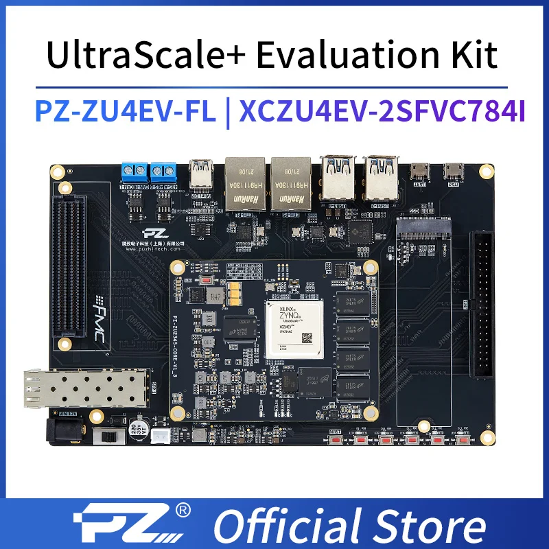 

evaluation kit soc fpga board Puzhi PZ-ZU4EV-FL-KFB Evaluation Kit Xilinx ZYNQ UltraScale fpga development board MPSOC PCIE