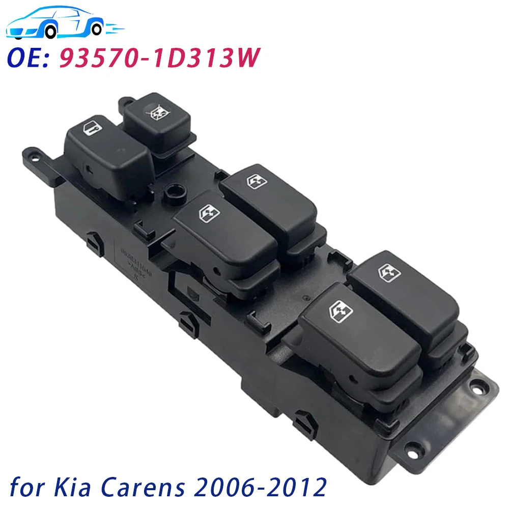 

For Kia Carens 2006 2007 2008 2009 2010 2011 2012 Driver Side Power Window Glass Lifting Control Switch 93570-1D313W 935701D313W