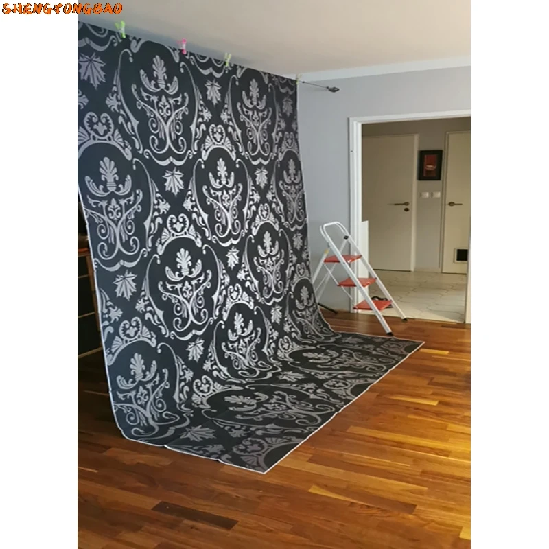 SHENGYONGBAO Art Cloth Vintage Bookshelf Book Library Photography Backdrops Photo Background Photo Studio Props SJSB-04