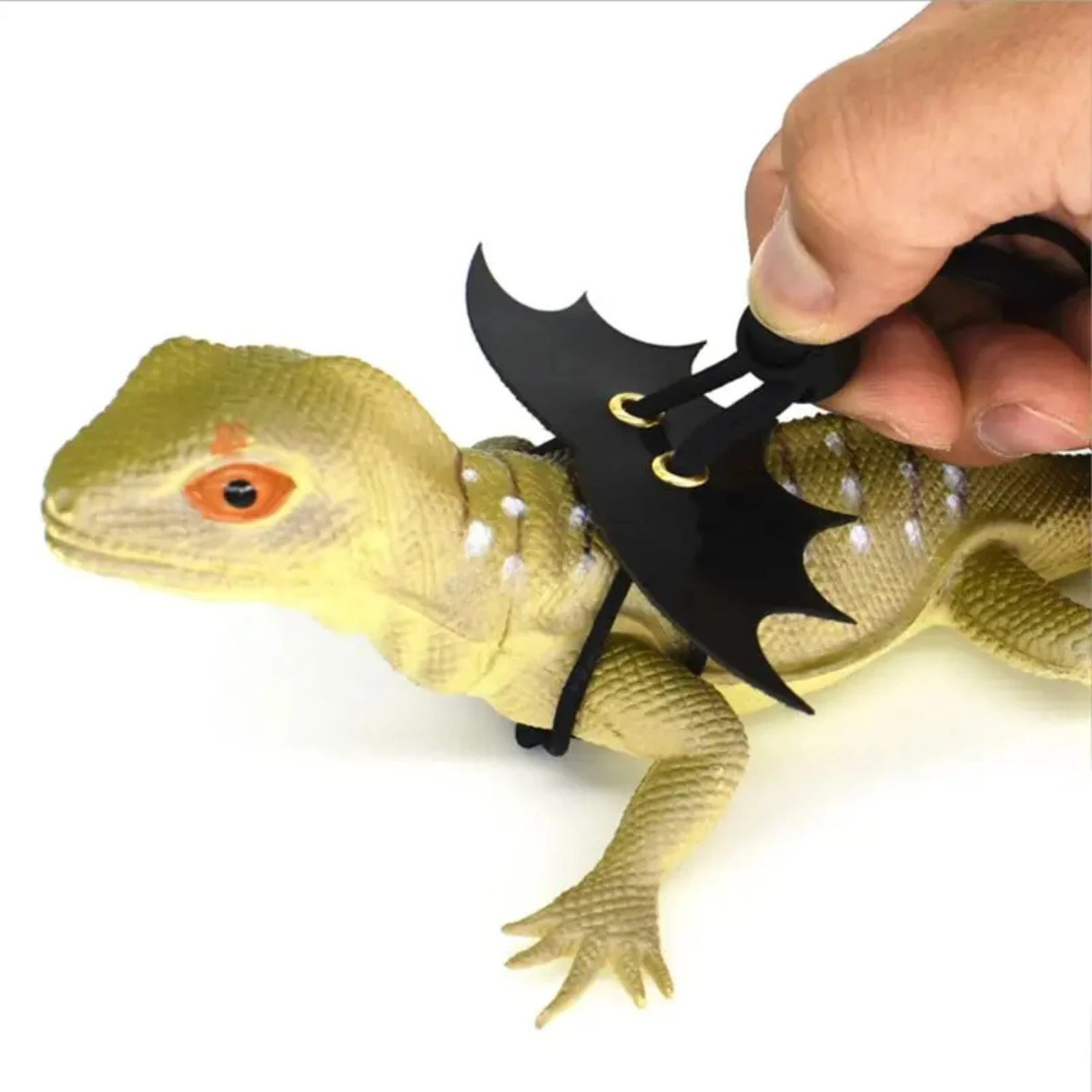 

Stylish Comfortable Ultimate Adjustable Leash Harness for Small Pet Iguanas Bearded Dragon Amphibians - Durable Easy-to-Handle D