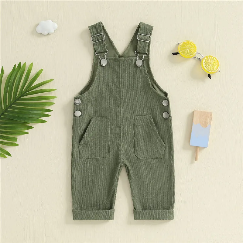 Unisex Baby Suspender Overalls 2