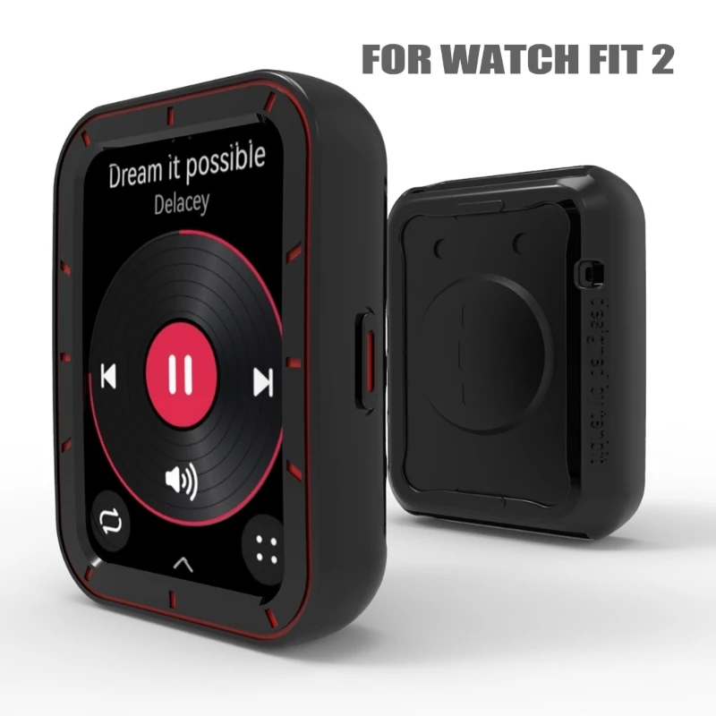 TPU ป้องกันหน้าจอสำหรับ Huawei นาฬิกา Fit 2ป้องกันรอยขีดข่วนกรอบกันชนกันกระแทก