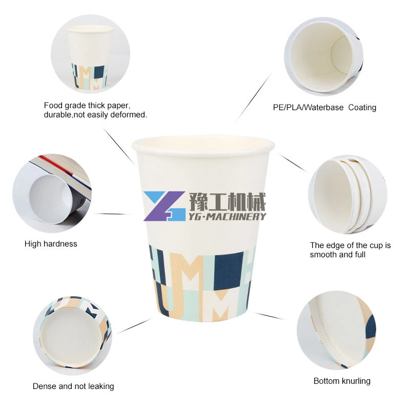 Hot Selling 2-16oz Paper Cup Machine 110pcs/min High Speed Fully Automatic Paper Cup Making Machine with Two Years Warranty
