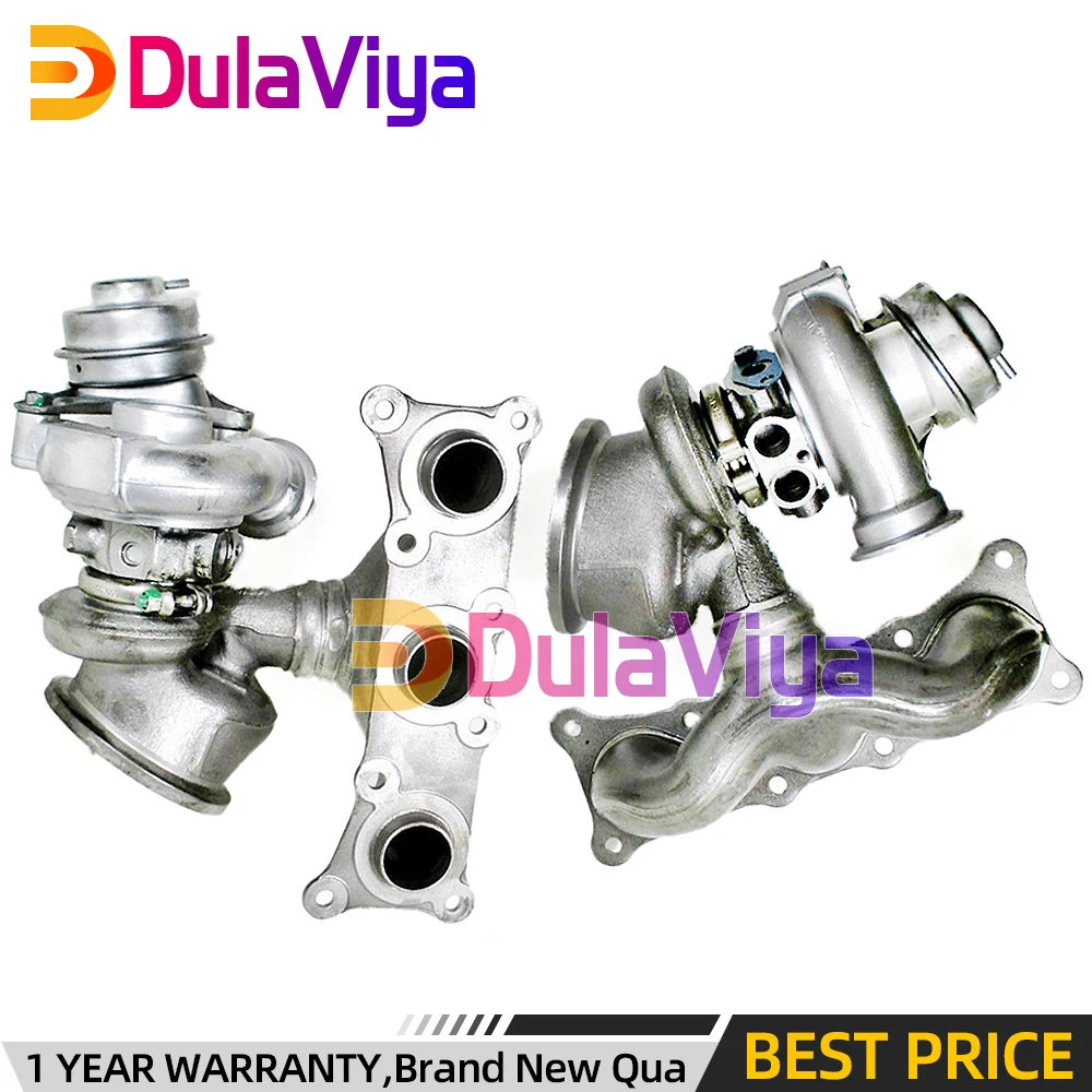 Twin Turbos Turbocharger TD03 Fits FOR BMW 135i 335i E90 E91 E92 E93 3.0L 2006-2010 225kw Left+Right