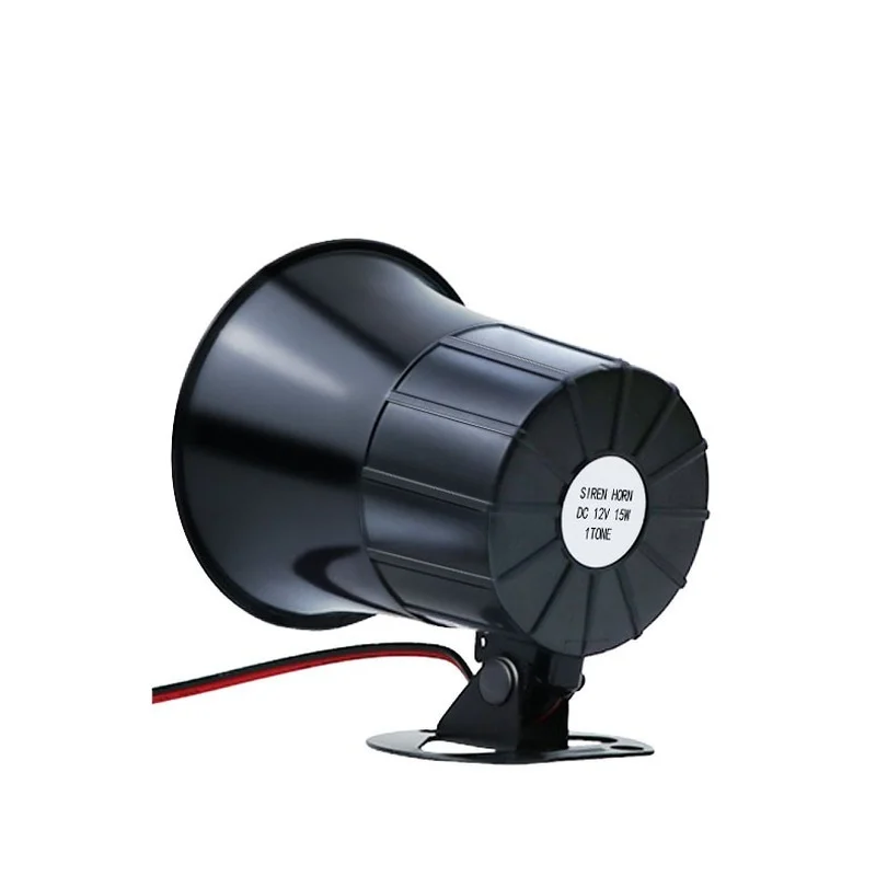 Security DC 12V Outdoor Alarm Siren Wire Loud Alarm Horn 110Db Exterior Sirena Alarma Speaker For Alarm System 15W