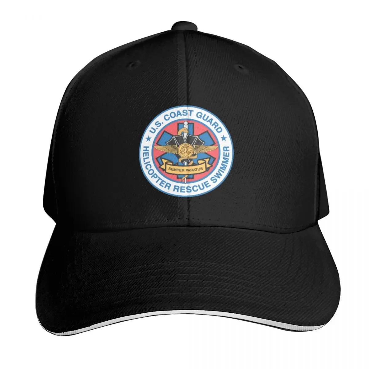 Coast Guard Advanced Rescue Swimmer School Baseball Cap Strapback Dad Hat Six Panel Structured Crown Sun Protection UPF 50+