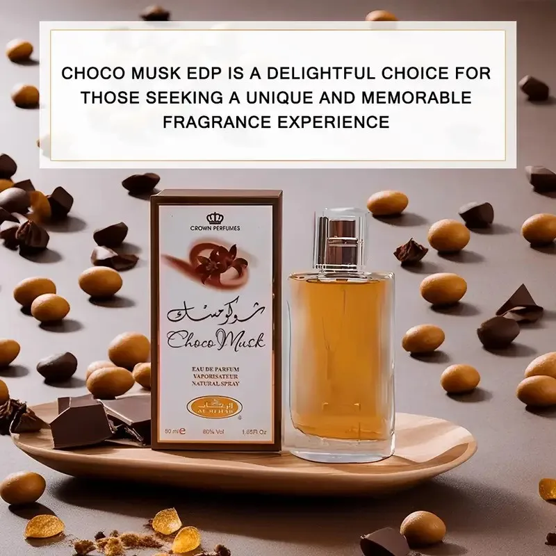 

Choco Musk Men's eau de toilette Natural Body spray Women's perfume 1.7 oz., a long-lasting neutral perfume suitable for daily u