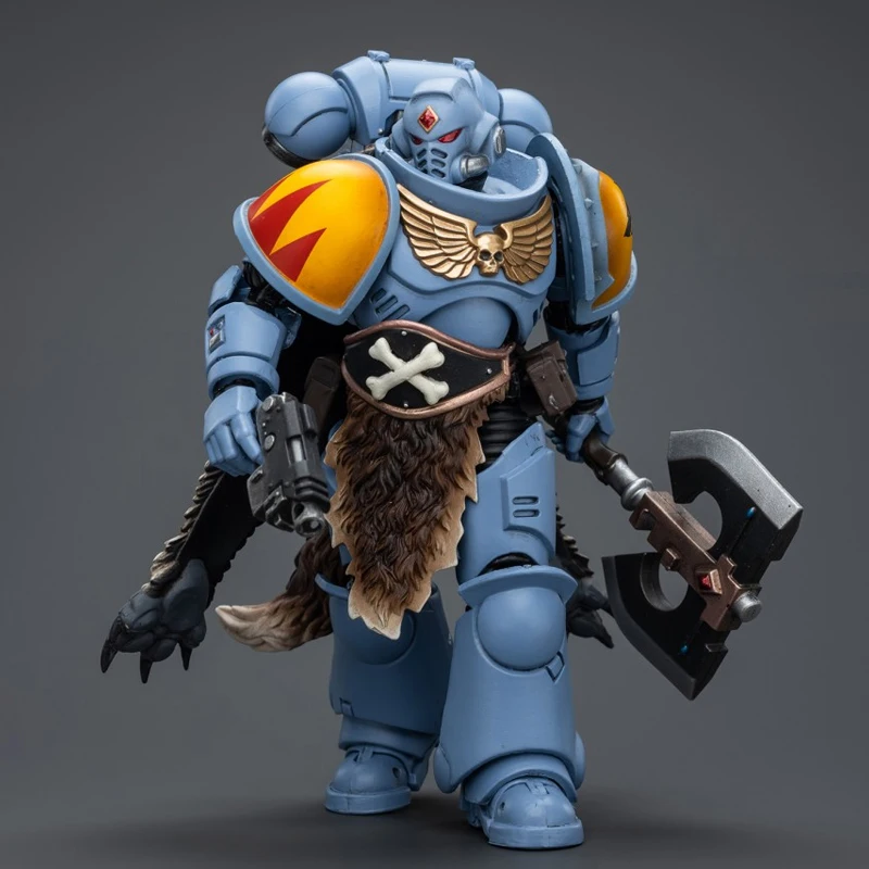 JOYTOY Space Wolves Claw Pack 1/18 Actiefiguren Warhammer 40K Space Marines Brother Gunnar Torrvald Olaf Logan Ghostwolf Pop